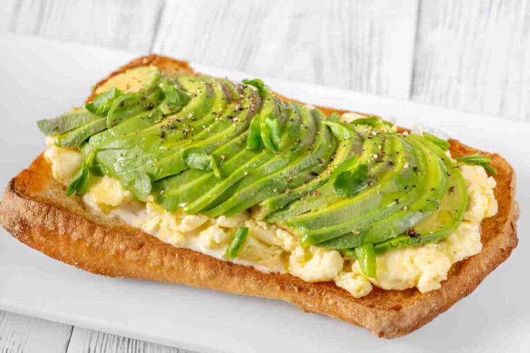 Cloud Bread with Avocado Topping