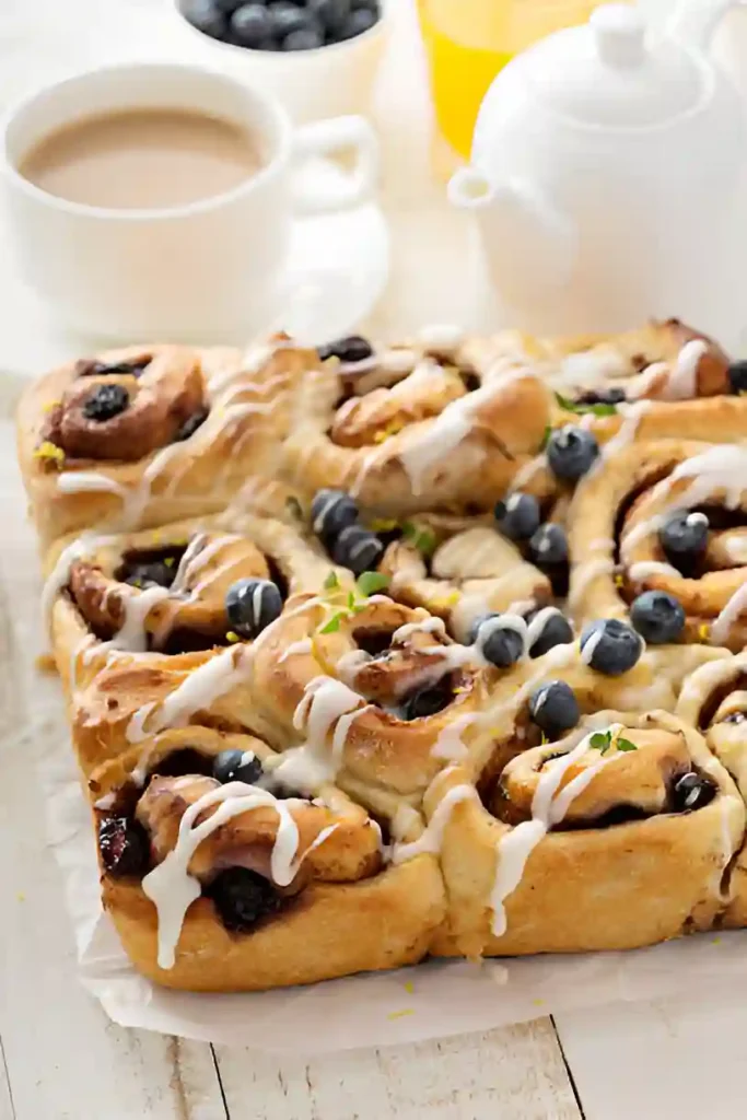 Blueberry Lemon Ricotta Sweet Rolls