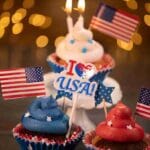 July Firework Cupcakes