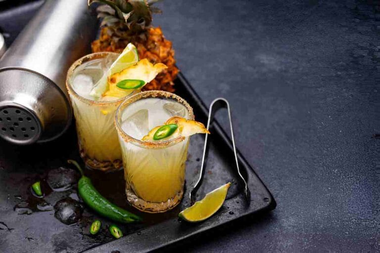 Spicy Smoked Pineapple Margarita