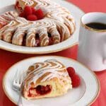Raspberry Cheesecake Crescent Ring