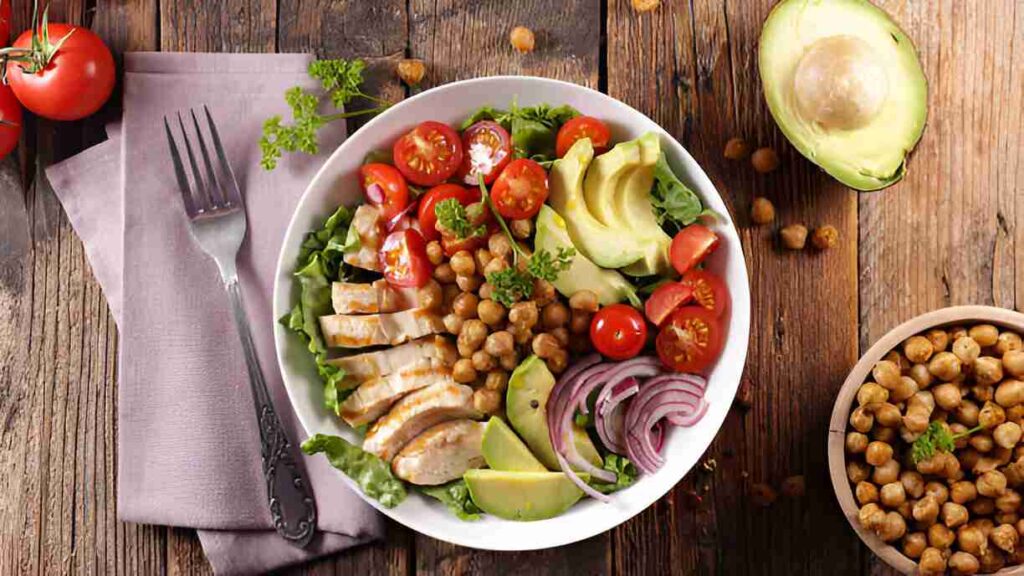 Chicken and Chickpea Salad