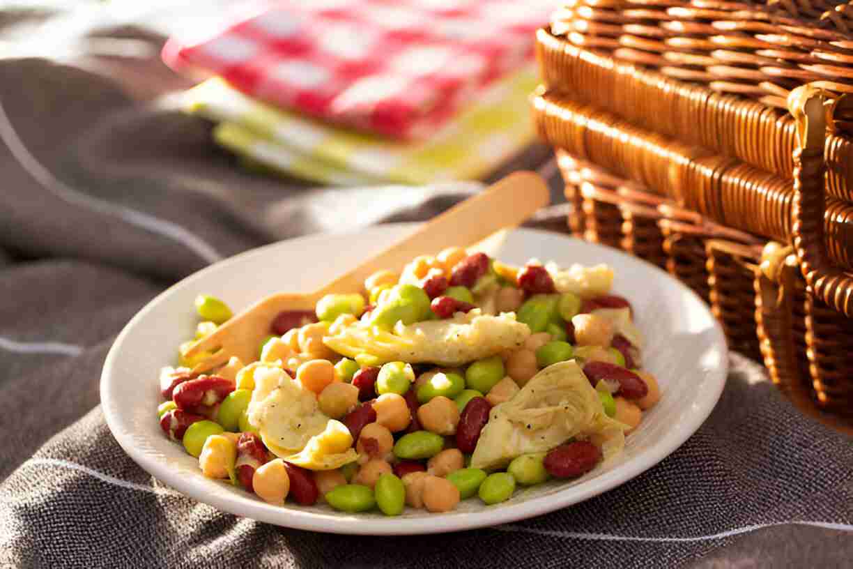 Chickpea Artichoke Salad Jars