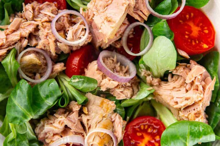 Tuna Salad with Spinach