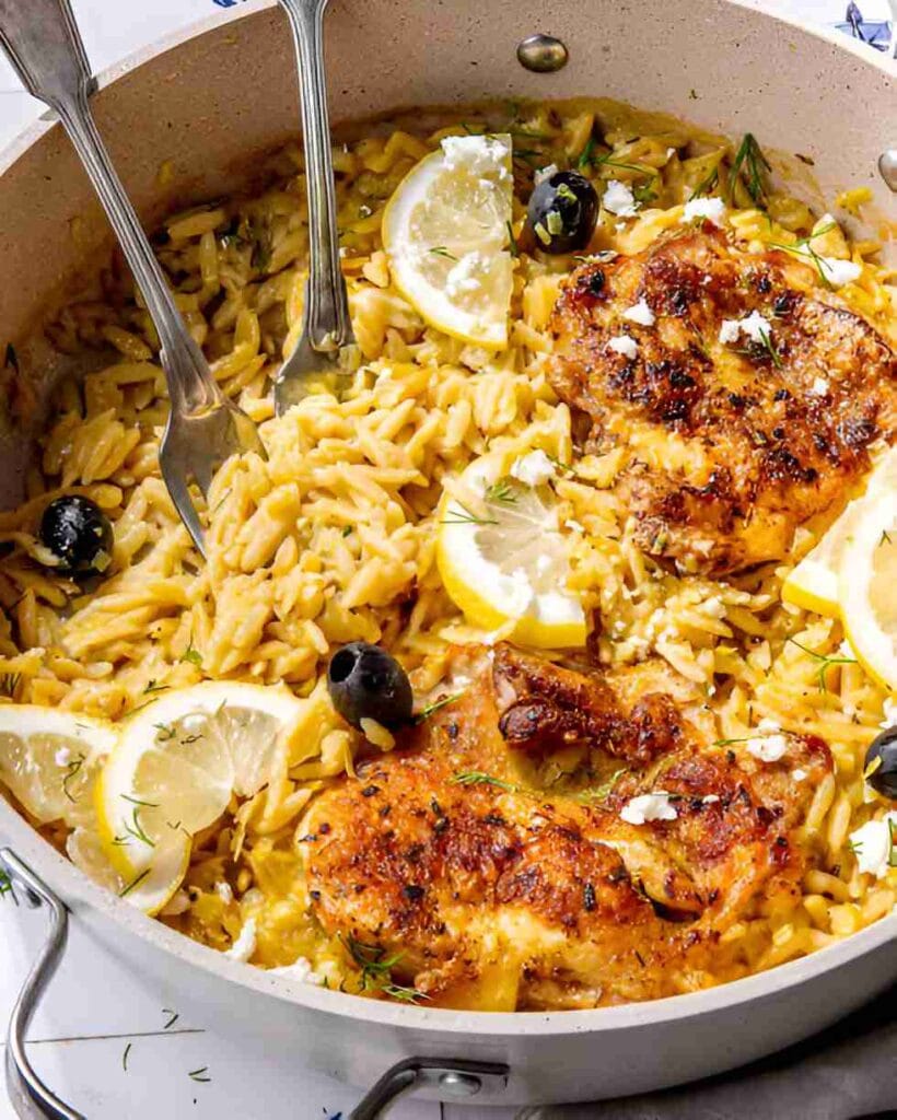 Lemon Chicken Orzo