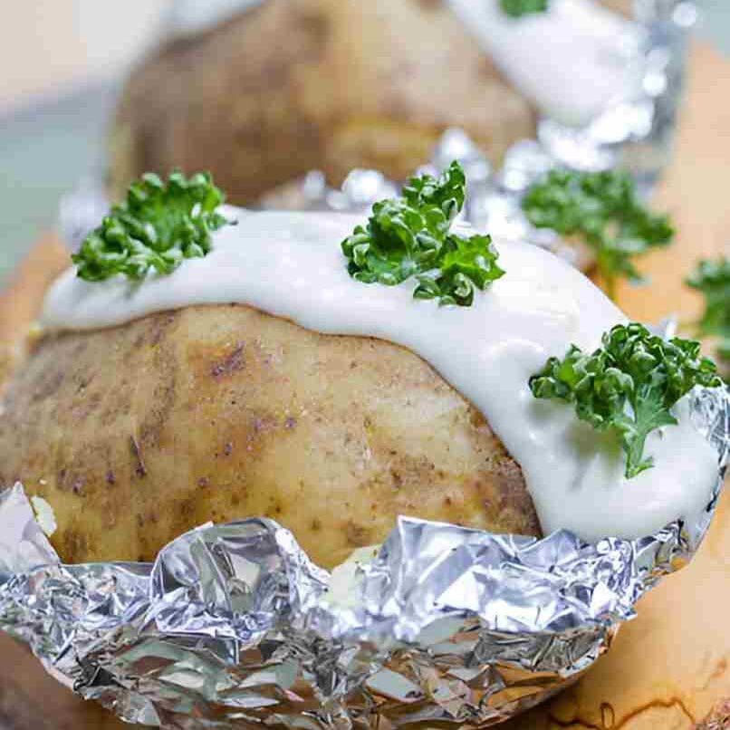 Oven Baked Potatoes in Foil