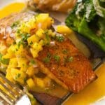 Mango Salsa Salmon