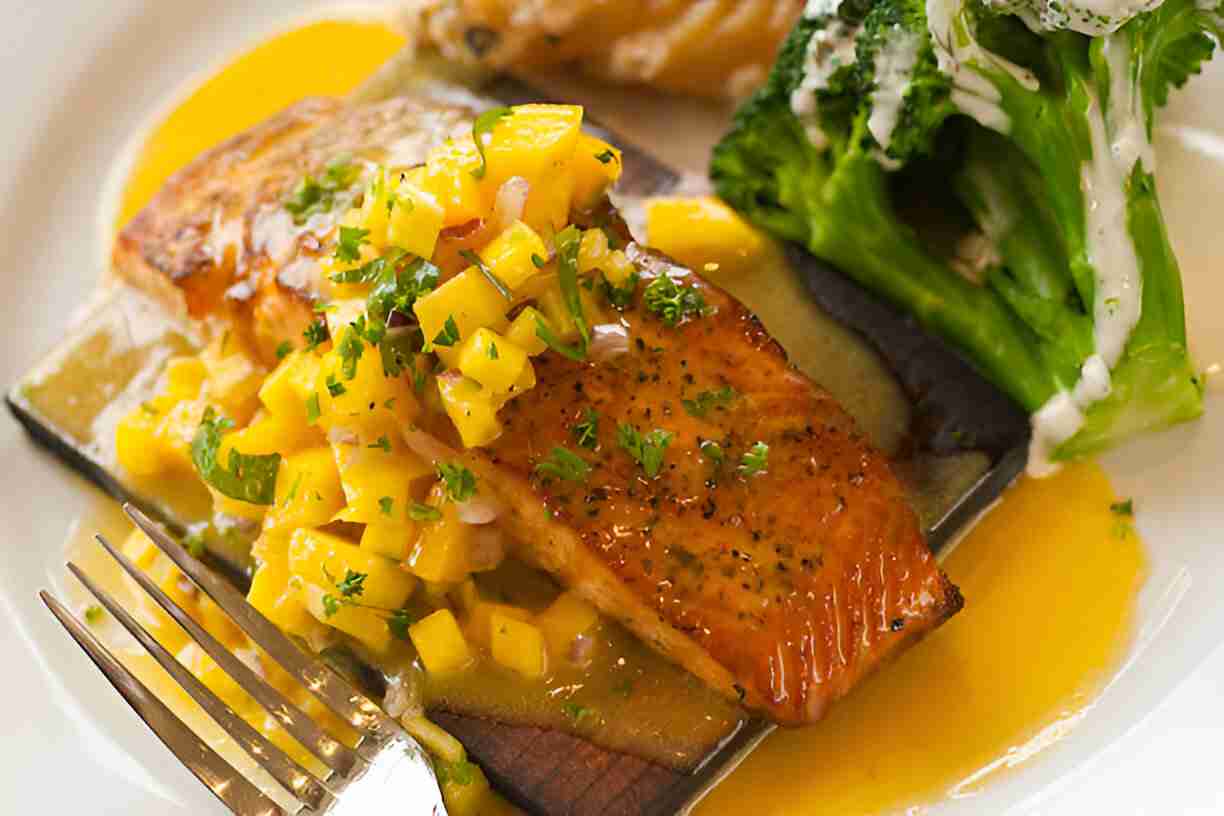 Mango Salsa Salmon