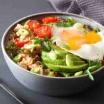 Savory Mediterranean High Protein Oatmeal
