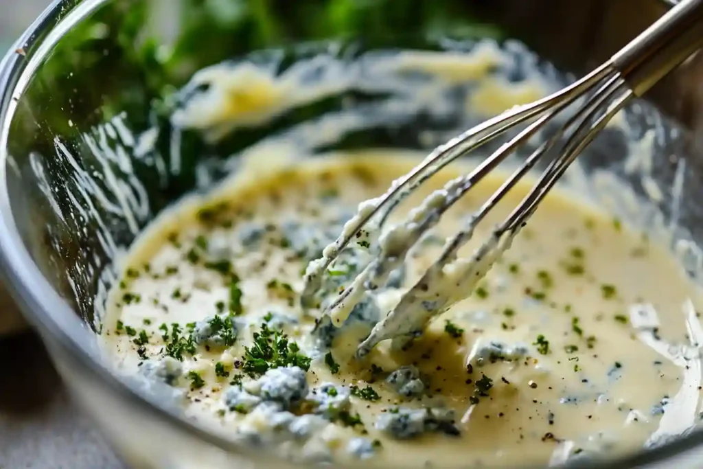 Simple Blue Cheese Vinaigrette Salad Dressing