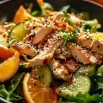 Sesame Ginger Orange Chicken Salad