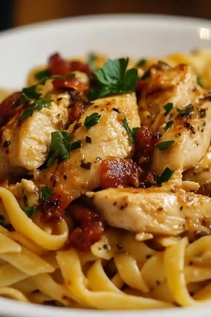 Chicken Boscaiola Pasta