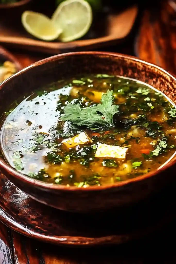 Green Sauce Tortilla Soup