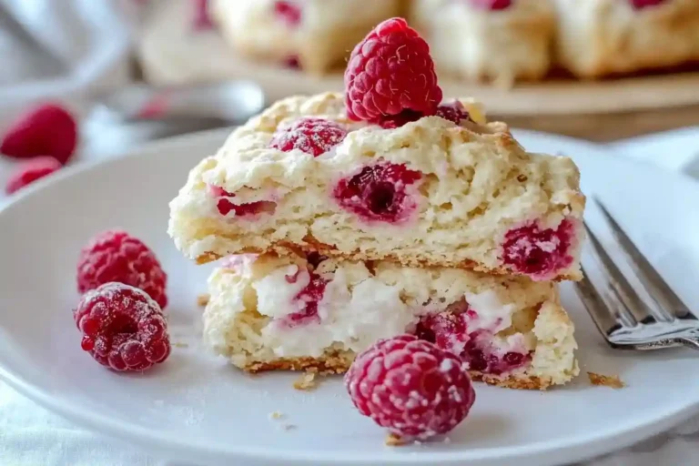 White Chocolate Raspberry Scones