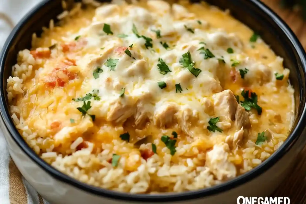 Cheese Chicken and Rice