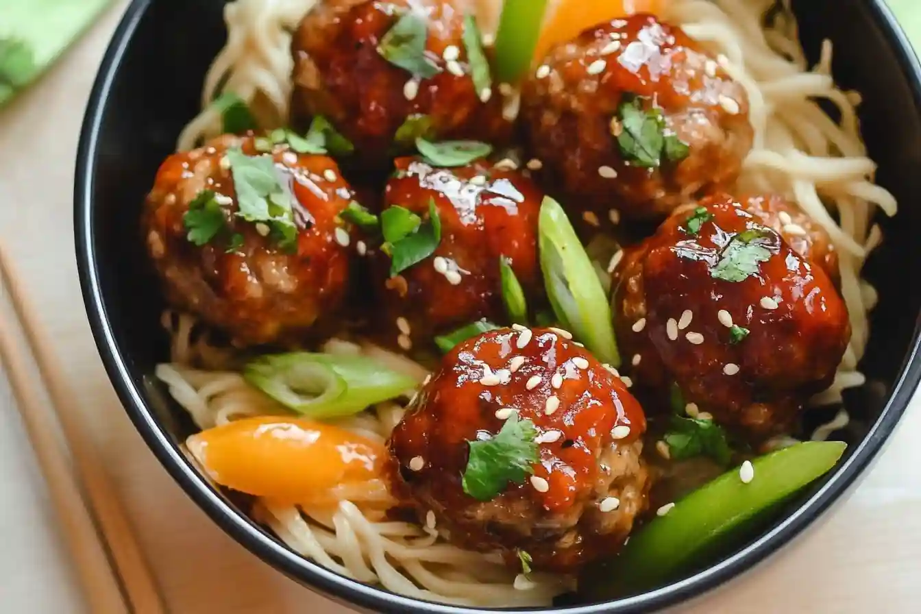 Sweet Chili Chicken Meatballs