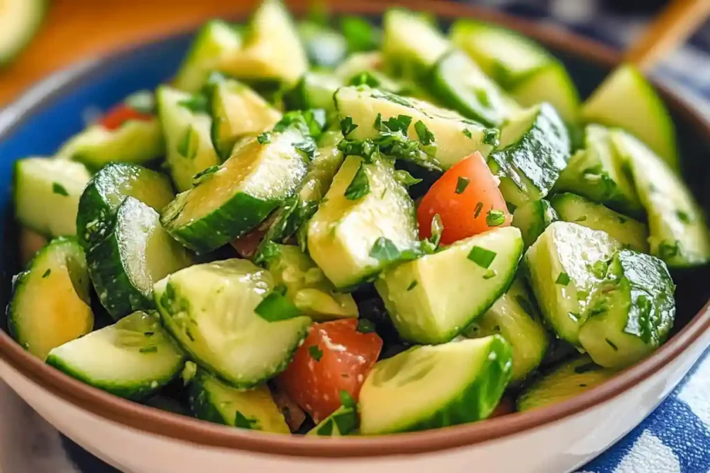 Avocado Cucumber Salad