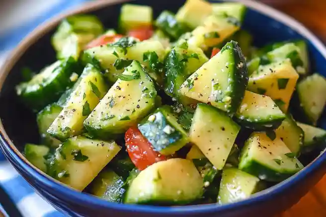 Avocado Cucumber Salad