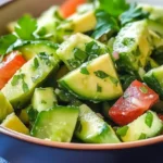 Avocado Cucumber Salad