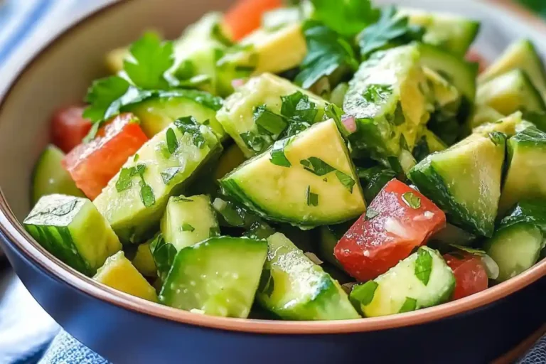 Avocado Cucumber Salad