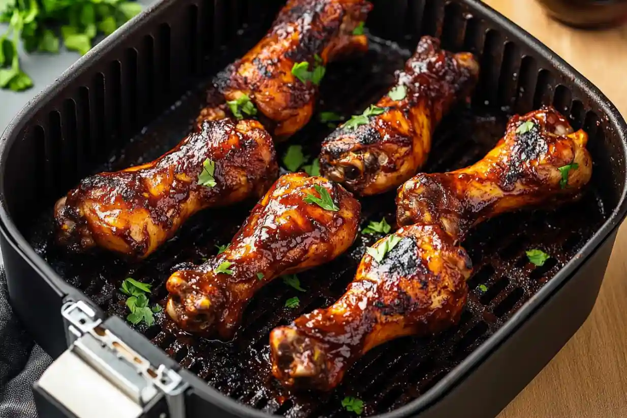 BBQ Air Fryer Chicken Drumsticks