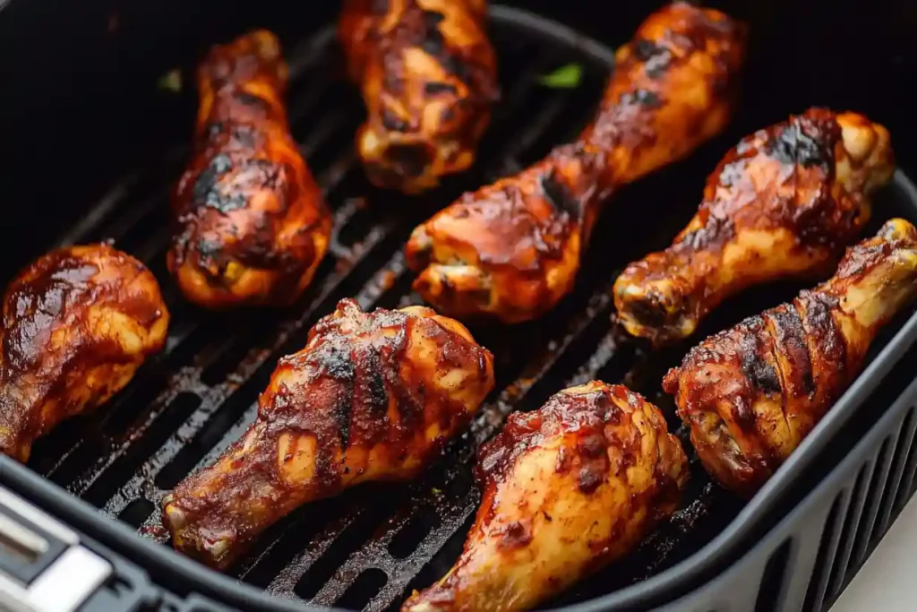 BBQ Air Fryer Chicken Drumsticks