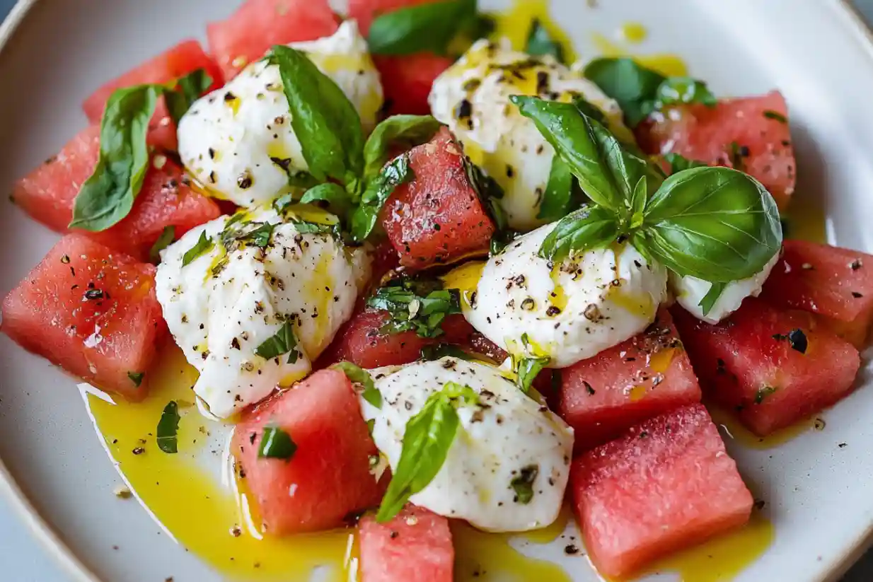 Burrata Watermelon Salad