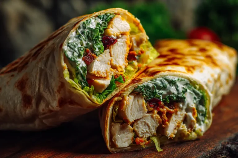 Caesar Chicken Salad Wrap