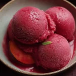 Cardamom Plum Sorbet