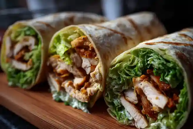 Chicken Caesar Wraps