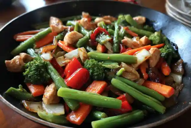 15-Minute Chicken Stir Fry with Vegetables