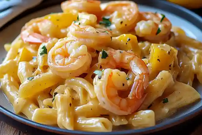 Creamy Jamaican Shrimp Rasta Pasta
