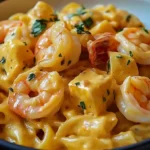 Creamy Jamaican Shrimp Rasta Pasta