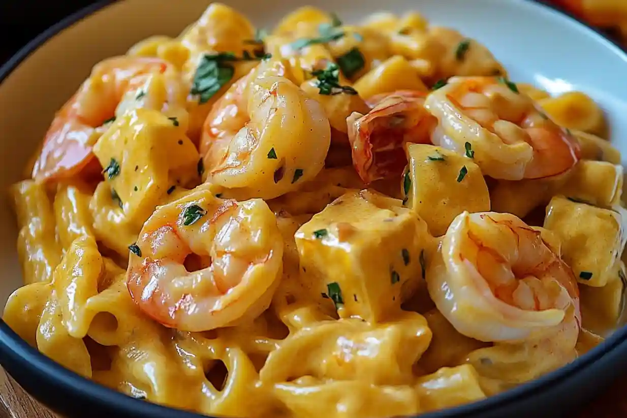 Creamy Jamaican Shrimp Rasta Pasta