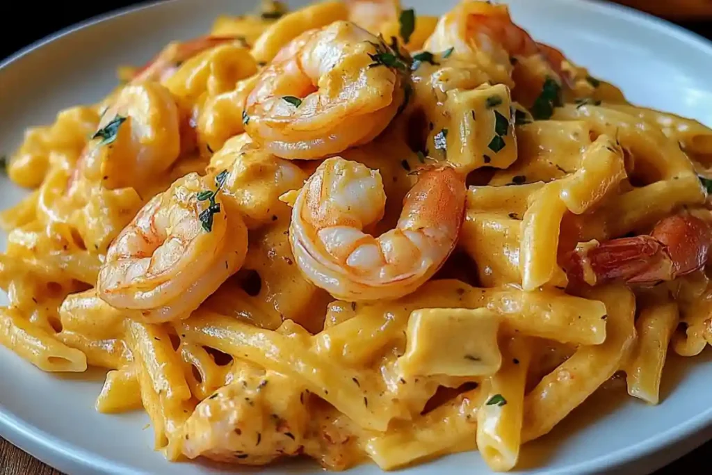 Creamy Jamaican Shrimp Rasta Pasta
