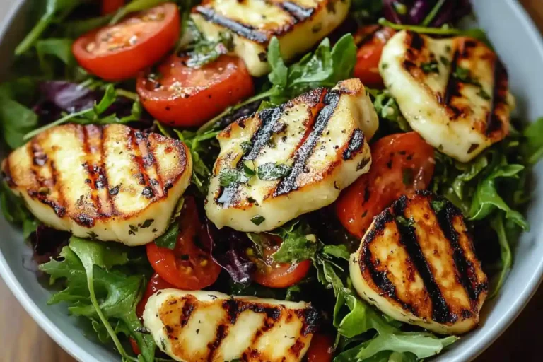 Grilled Halloumi Salad