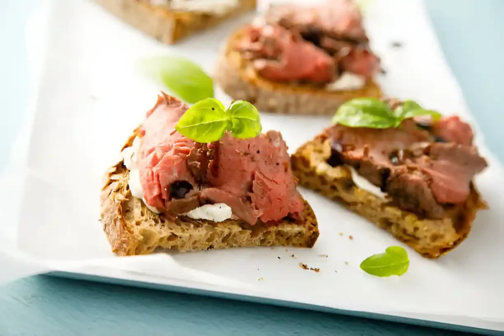 Italian Beef Crostini