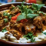 Lamb Kalya with Yogurt and Cream