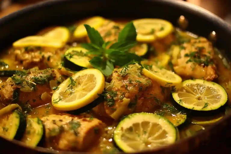 Lemon Chicken with Zucchini