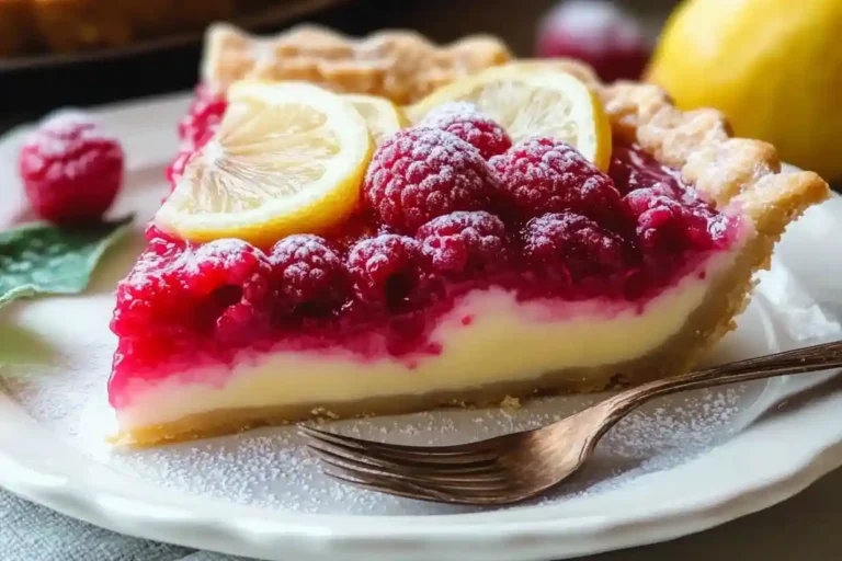 Lemon Raspberry Pie