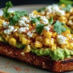 Mexican Street Corn Avocado Toast