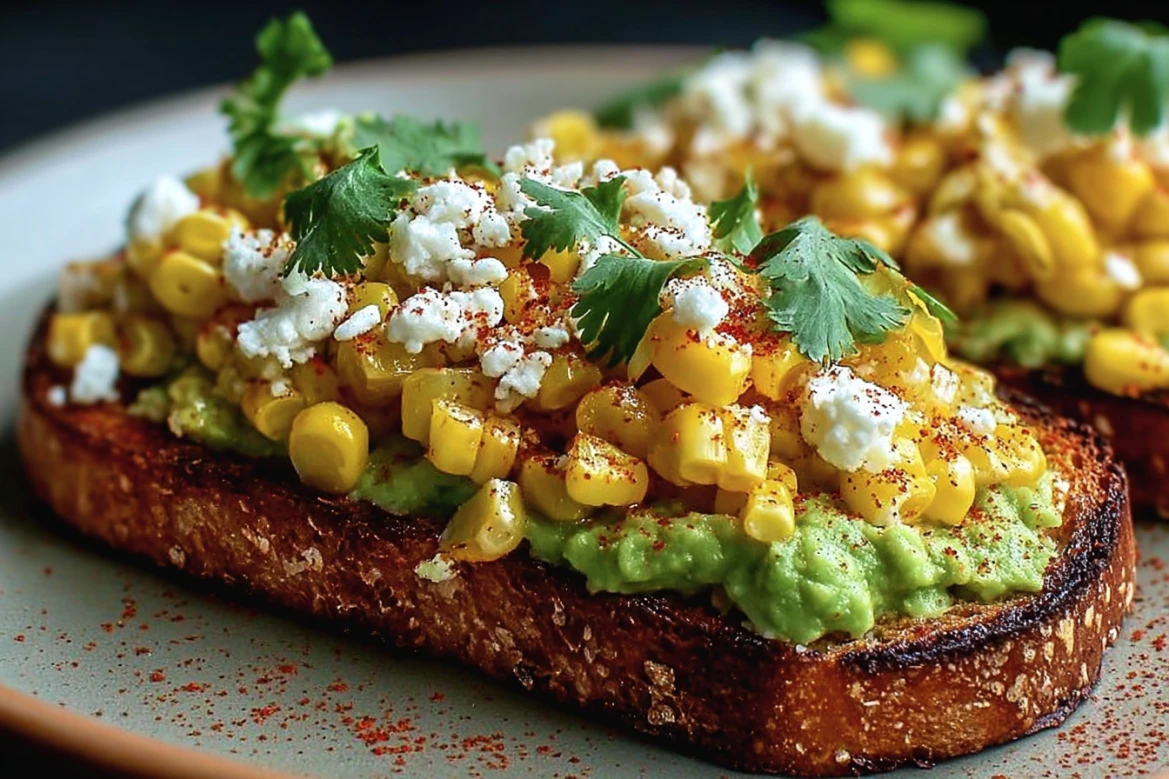 Mexican Street Corn Avocado Toast