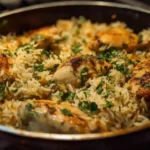 One-Pan Garlic Butter Chicken and Rice