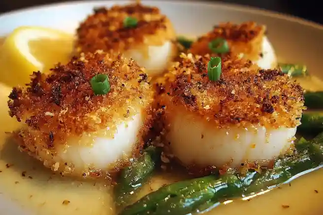 Panko Crusted Sea Scallops