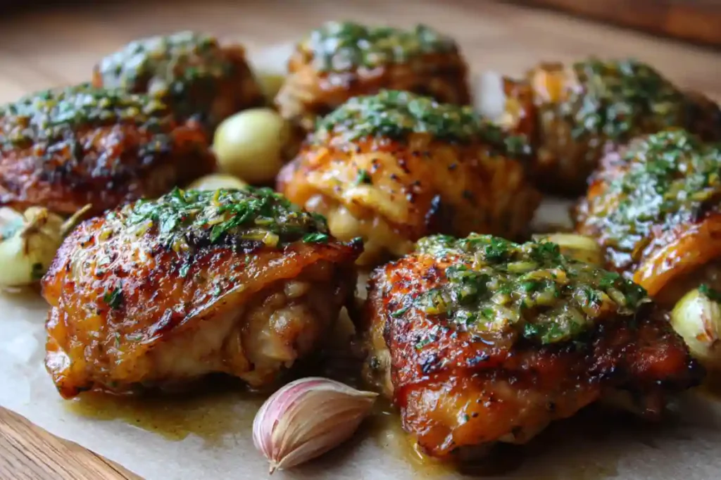 Quick Honey Garlic Chicken Thighs