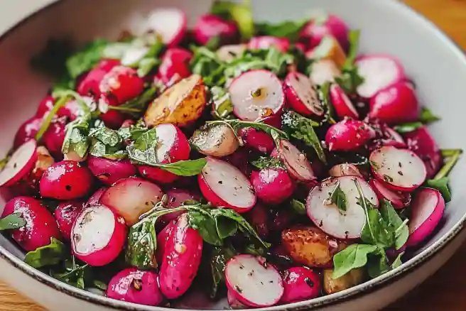 Roasted Radish Salad