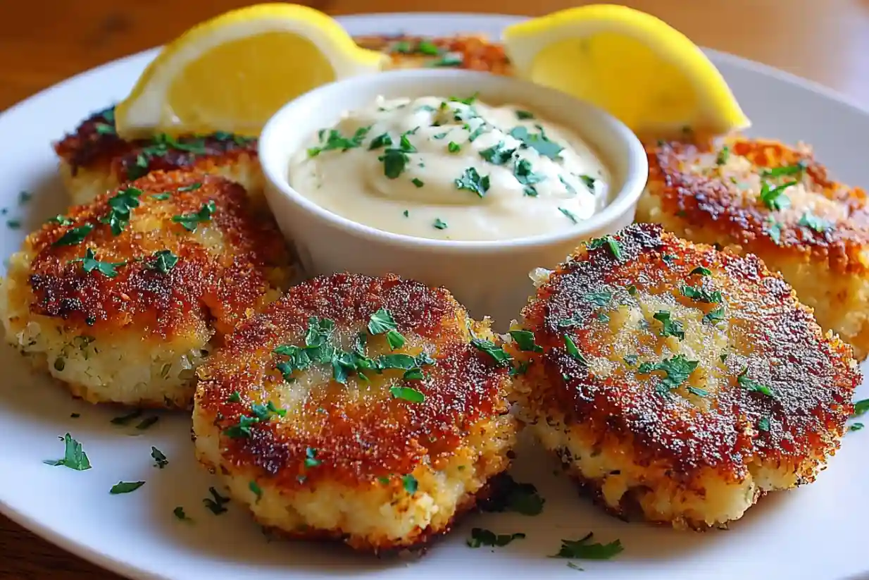 Shrimp Cakes with Lemon Aioli