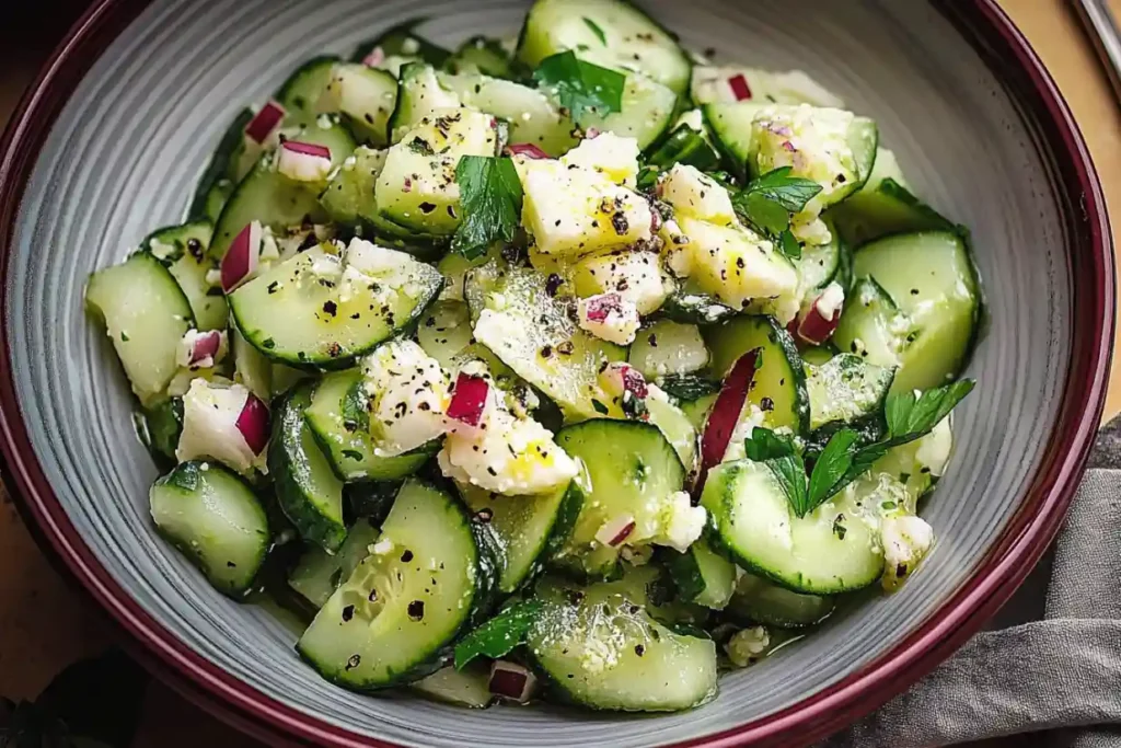 Smashed Cucumber Salad