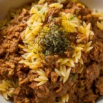 Ground Beef Orzo