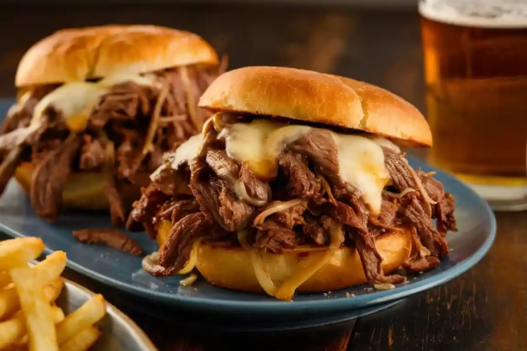 Slow Cooker Italian Beef Sandwiches